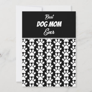 BEST DOG MOM EVER HOLIDAY CARD