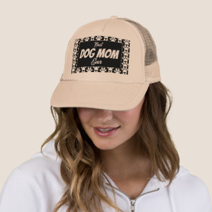 BEST DOG MOM EVER  TRUCKER HAT