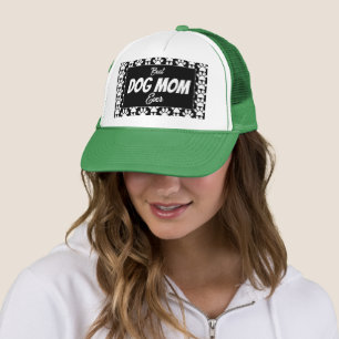 BEST DOG MOM EVER    TRUCKER HAT