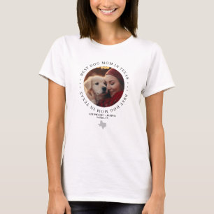 Best Dog Mom in Texas Personalized Photo T-Shirt