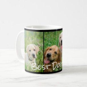 Best Dog Mum 3 Photo Collage Coffee Mug
