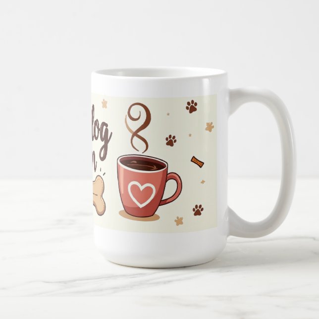 Best Dog Mum Ever – 15 oz Café Style Mug (Right)