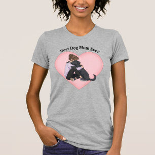 Best Dog Mum Ever Black Lab T-Shirt