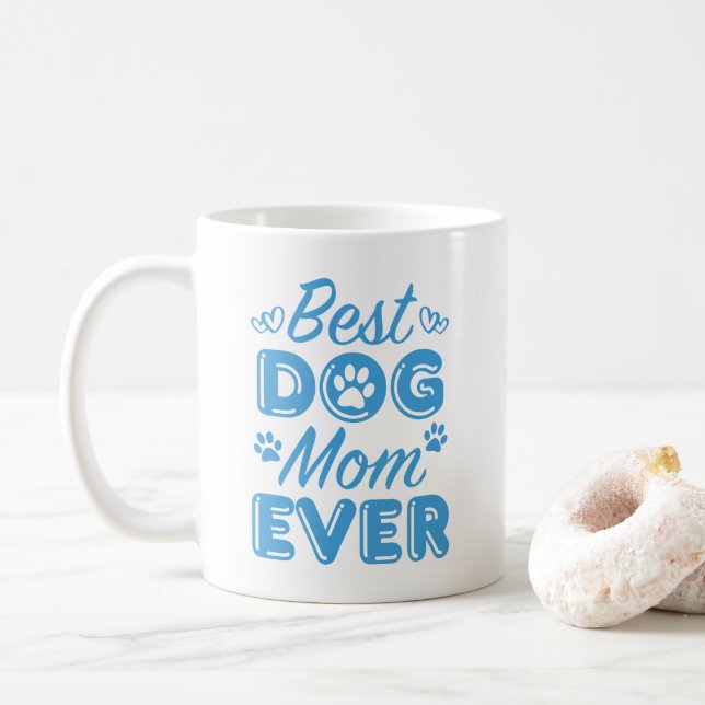 Best Dog Mum Ever Coffee Mug (With Donut)