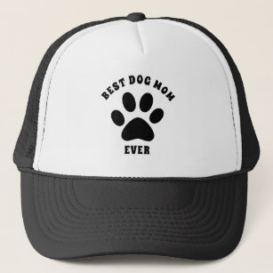 Best Dog Mum Ever Custom Text Personalised Trucker Hat