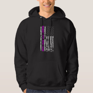Best Dog Mum Ever Cute Dog Paw Flag Mother's Day Hoodie