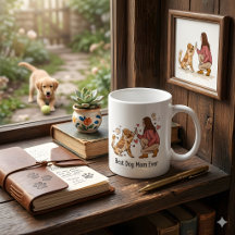 Best Dog Mum Ever Cute Mothers Day Gift