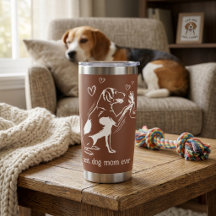 Best Dog Mum Ever Cute Puppy Love Mothers Day Gift