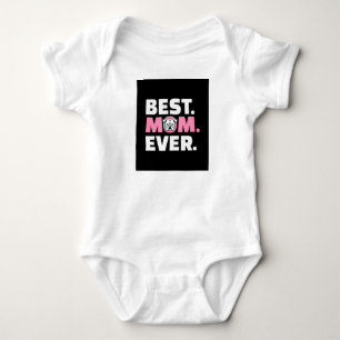 Best Dog Mum Ever English Bulldog Lover Baby Bodysuit