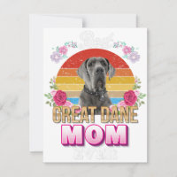 best dog mum ever great dane floral  lover mor day