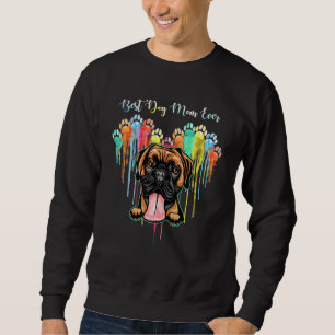 Best Dog Mum Ever Heart Boxer Dog Sweatshirt