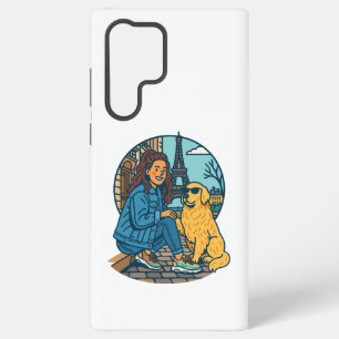 Best Dog Mum Ever in Paris Samsung Galaxy Case