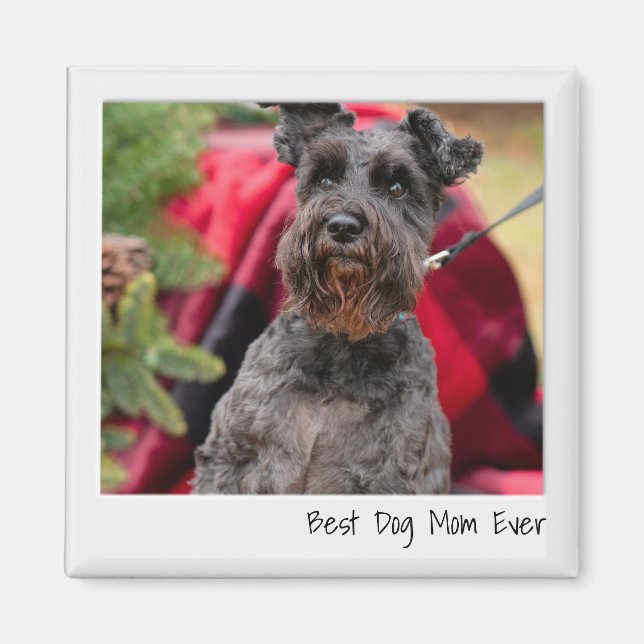 Best Dog Mum Ever Instant Camera Photo Custom Magnet (Front)