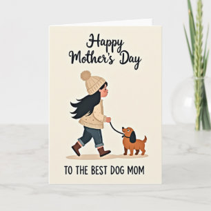 Best Dog Mum Ever Mothers Day Card