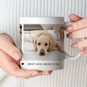 Best Dog Mum Ever Personalised Photo Collage Coffee Mug