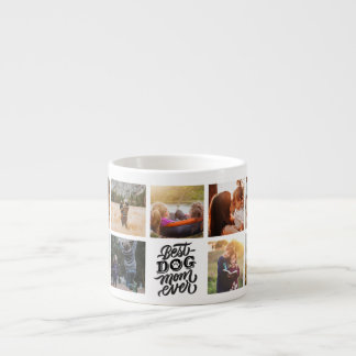 Best Dog Mum Ever Personalised Photo Collage Espresso Cup