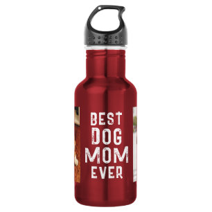 Best Dog Mum Ever Pet Owner 2 Photos 532 Ml Water Bottle