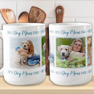 Best Dog Mum Ever Photo Collage Coffee Mug