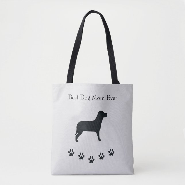 Best Dog Mum Ever Tote Bag (Front)