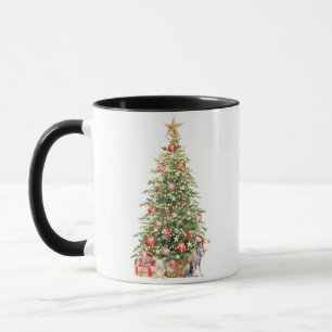 Best Dog Mum Ever Watercolor Christmas Greyhound Mug