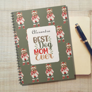 Best Dog Mum Ever Yorkshire Terrier Yorkie Custom Notebook