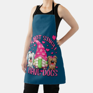 Best Dog Mum Gnome Funny Dog Saying For Women Apron