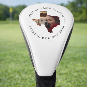 Best Dog Mum in Texas Custom Photo Golf Head Cover