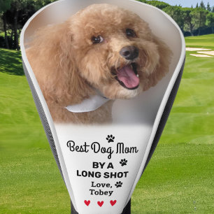 Best Dog Mum Long Shot Photo Name Custom Golfer Golf Head Cover