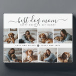 Best Dog Mum: Personalised Dog Photo Mother's Day Plaque<br><div class="desc">The "Best Dog Mum" plaque is a loving tribute to the unwavering bond between a dog mum and her loyal companions. It's a Mother's Day honour immortalised in time, celebrating the everyday joy and puppy love that fills a dogmom's life. This plaque is the perfect picture of the memories treasured,...</div>