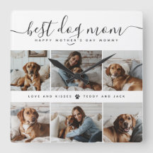 Best Dog Mum: Personalised Dog Photo Mother's Day