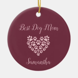 Best Dog Mum Personalised Ornament