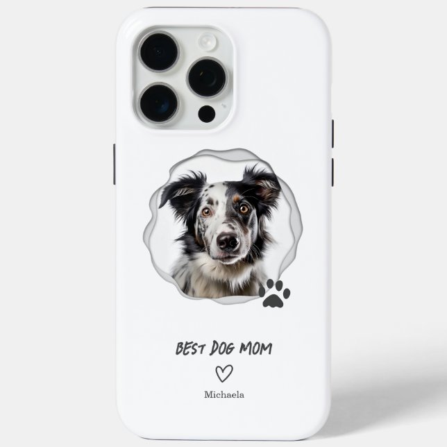 Best Dog Mum Photo Case-Mate iPhone Case (Back)