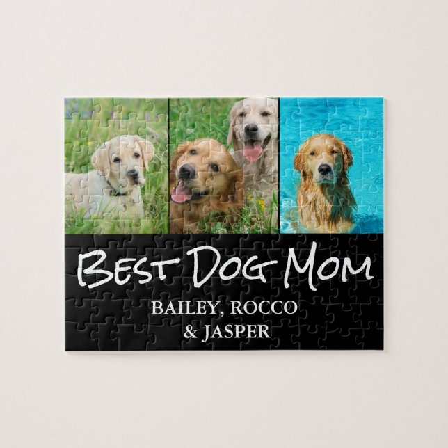 Best Dog Mum Photo Jigsaw Puzzle (Horizontal)