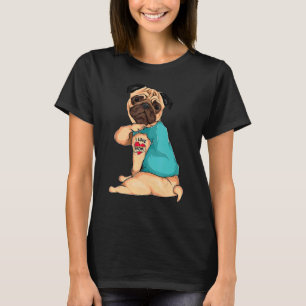 Best Dog Mum Pug Dad Cute  Birthday Workout Graphi T-Shirt