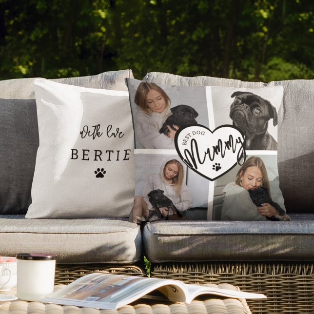 Best Dog Mummy | Photo Collage Cushion (Creator Uploaded)