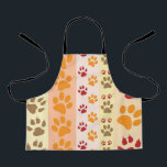 Best Dog Paw Print Pets Pattern Apron<br><div class="desc">The colourful paw pattern is modern and sophisticated.  Perfect on all home decor,  wallpapers,  wrapping papers,  fabrics,  accessories,  and pet supplies.  give a gift to your lovers!</div>