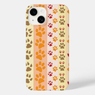 Best Dog Paw Print Pets Pattern Case-Mate iPhone 14 Case