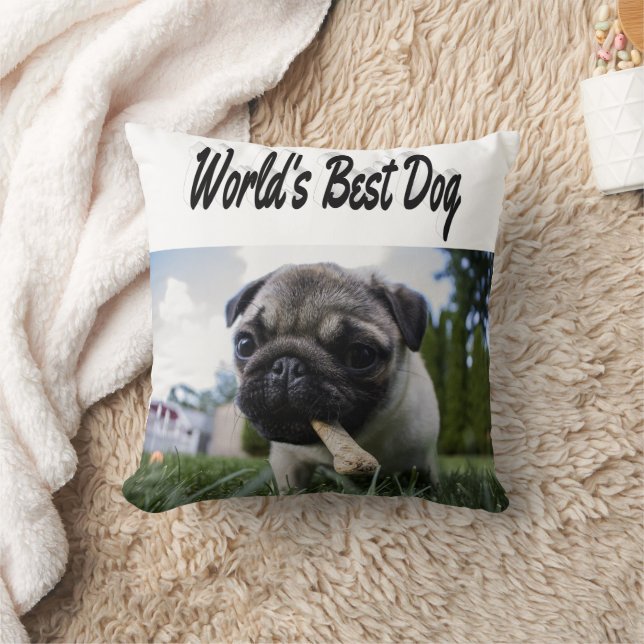 Best Dog Photo  Cushion (Blanket)