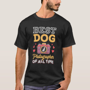 Best Dog Photographer Photography Camera Photograp T-Shirt
