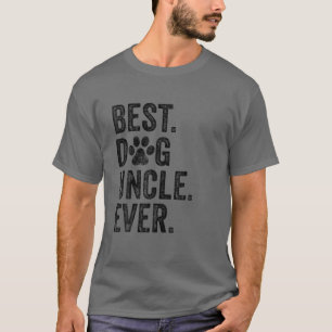 Best Dog Uncle Ever Funny Father's Day Vintage T-Shirt
