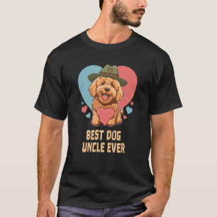 Best Dog Uncle Ever Goldendoodle Dog Dad Cute Dog T-Shirt