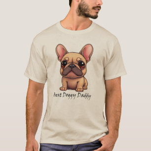 Best Doggy Daddy French Bulldog Pet Dog Animal T-Shirt