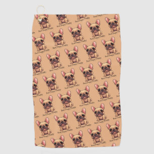 Best Doggy Daddy Frenchie French Bulldog Dog Pet Golf Towel