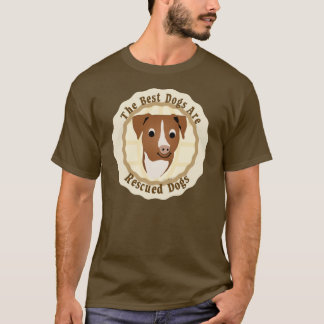 Best Dogs Are Rescued (Pit Bull) T-Shirt