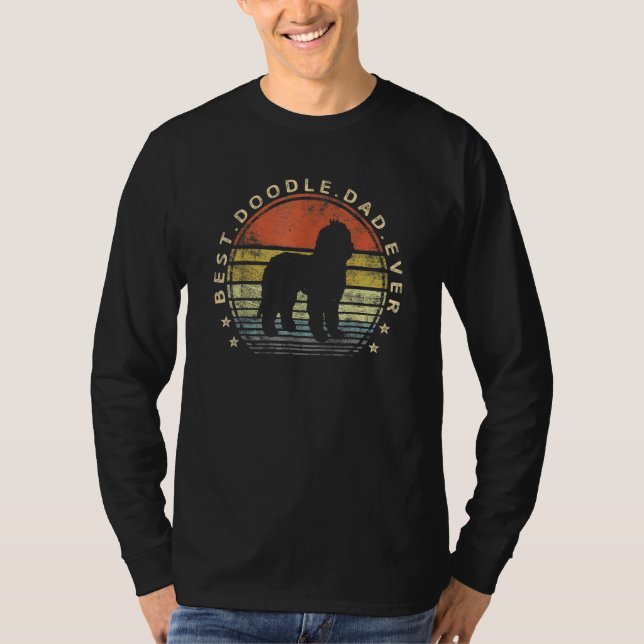 Best Doodle Dad Dog  Owner Labradoodle Goldendoodl T-Shirt (Front)