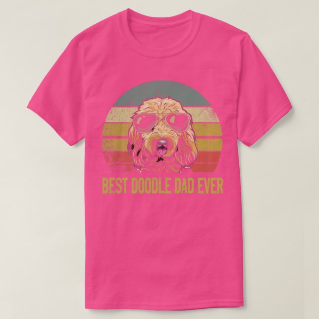 Best Doodle Dad Ever Shirt Goldendoodle Dad Father (Design Front)