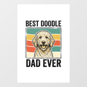 Best Doodle Dad Ever Vintage Dog Shirt Design_1