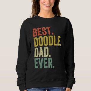 Best Doodle Dad Ever Vintage Goldendoodle Dog Sweatshirt