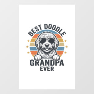 Best Doodle Grandpa Ever Vintage Dog Shirt Design_