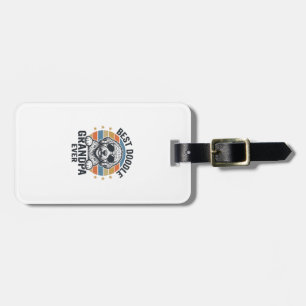 Best Doodle Grandpa Ever Vintage Dog Shirt Design_ Luggage Tag